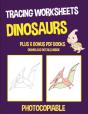 Tracing Worksheets (Dinosaurs) - Preview