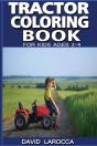 Tractor Coloring Book For Kids Ages 2-4 - Preview