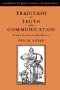 Tradition As Truth And Communication - Preview