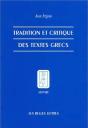 Tradition Et Critique Des Textes Grecs - Preview