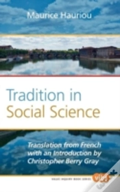Capa do artigo Tradition In Social Science