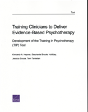 Training Clinicians To Deliver Evidence-Based Psychotherapy - Preview