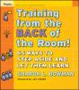 Training From The Back Of The Room! - Preview