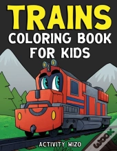 Trains Coloring Book For Kids