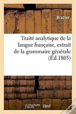Capa do artigo Traite Analytique De La Langue Francaise