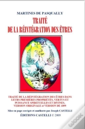 Capa do artigo Traite De La Reintegration Des Etres - Martines De Pasqually - Ver. 1899