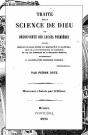Traité De La Science De Dieu ; Morceaux Extraits - Preview