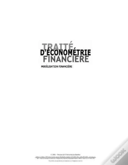 Capa do artigo Traite D'Économétrie Financière ; Modélisation Financière