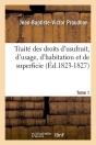 Traite Droits D Usufruit T.1 Edition 1823 1827 - Preview