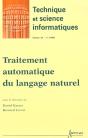 Traitement Automatique Du Langage Naturel Technique Et Science Informatiques Vol20 N 3 2001 - Preview