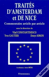 Traités D'Amsterdam Et De Nice ; Commentaire Article Par Article