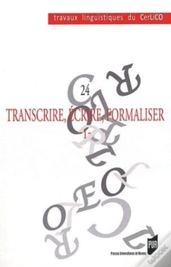 Capa do artigo Transcrire Ecrire Formaliser 1