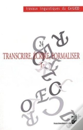 Transcrire Ecrire Formaliser 1