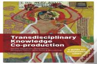 Transdisciplinary Knowledge Co-Production For Sustainable Cities