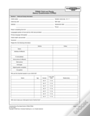 Transdisciplinary Play-Based Assessment And Intervention (Tpba/I 2) Child And Program Summary Forms