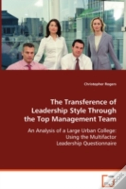 Capa do artigo Transference Of Leadership Style Through The Top Management Team