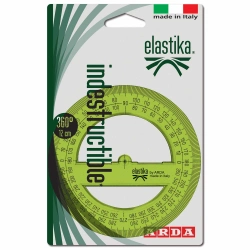 Capa do artigo Transferidor Arda Elastika Indestructible 360 Graus 12Cm Blister El36012