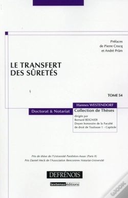 Capa do artigo Transfert Des Suretes (Le)