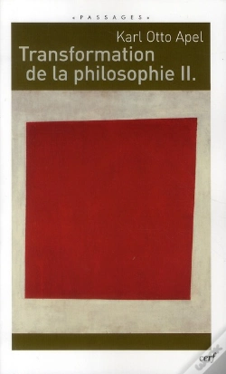 Capa do artigo Transformation De La Philosophie Tome 2