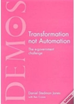 Capa do artigo Transformation Not Automation