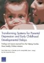 Transforming Systems For Parental Depression And Early Childhood Developmental Delays - Preview