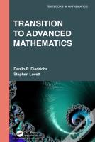 Transition To Advanced Mathematics
