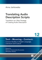 Capa do artigo Translating Audio Description Scripts