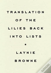 Capa do artigo Translating The Lilies Back Into Lists