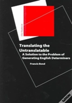 Capa do artigo Translating The Untranslatable