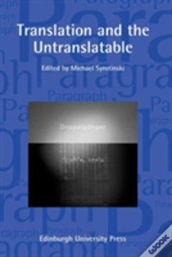 Capa do artigo Translation And The Untranslatable