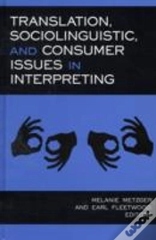 Capa do artigo Translation, Sociolinguistic And Consumer Issues In Interpreting