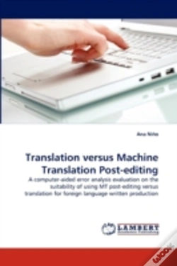 Capa do artigo Translation Versus Machine Translation Post-Editing