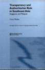 Transparency And Authoritarian Rule In Southeast Asia - Preview