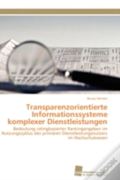 Capa do artigo Transparenzorientierte Informationssysteme Komplexer Dienstleistungen