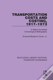 Capa do artigo Transportation Costs And Costing, 1917-1973