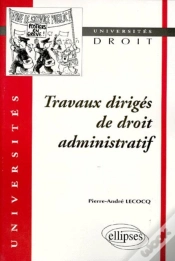 Capa do artigo Travaux Diriges De Droit Administratif