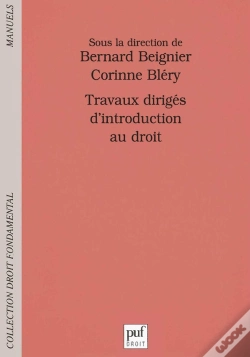 Capa do artigo Travaux Dirigés D'Introduction Au Droit