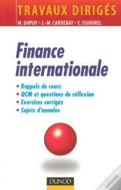 Capa do artigo Travaux Diriges Finance Internationale