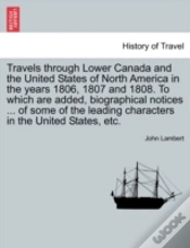 Capa do artigo Travels Through Lower Canada And The Uni