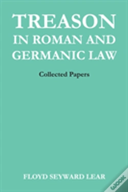 Capa do artigo Treason In Roman And Germanic Law
