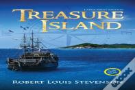 Treasure Island (Annotated, Large Print)