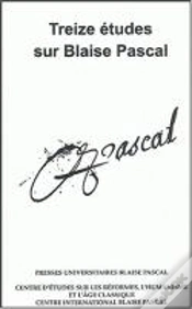 Capa do artigo Treize Études Sur Blaise Pascal
