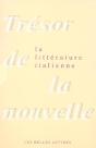Tresor De La Nouvelle De La Litterature Italienne - Preview