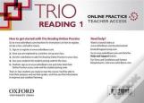 Trio Reading: Level 1: Online Practice Teacher Access Card