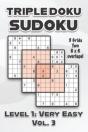 Triple Doku Sudoku 3 Grids Two 6 X 6 Overlaps Level 1 - Preview