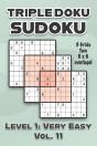 Triple Doku Sudoku 3 Grids Two 6 X 6 Overlaps Level 1 - Preview