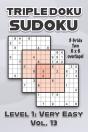 Triple Doku Sudoku 3 Grids Two 6 X 6 Overlaps Level 1 - Preview