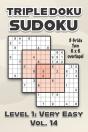 Triple Doku Sudoku 3 Grids Two 6 X 6 Overlaps Level 1 - Preview