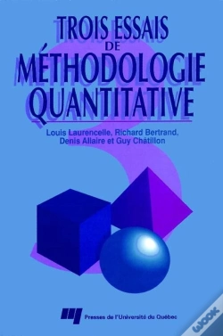Capa do artigo Trois Essais De Méthodologie Quantitative