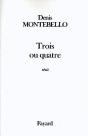 Trois Ou Quatre : Récit - Preview